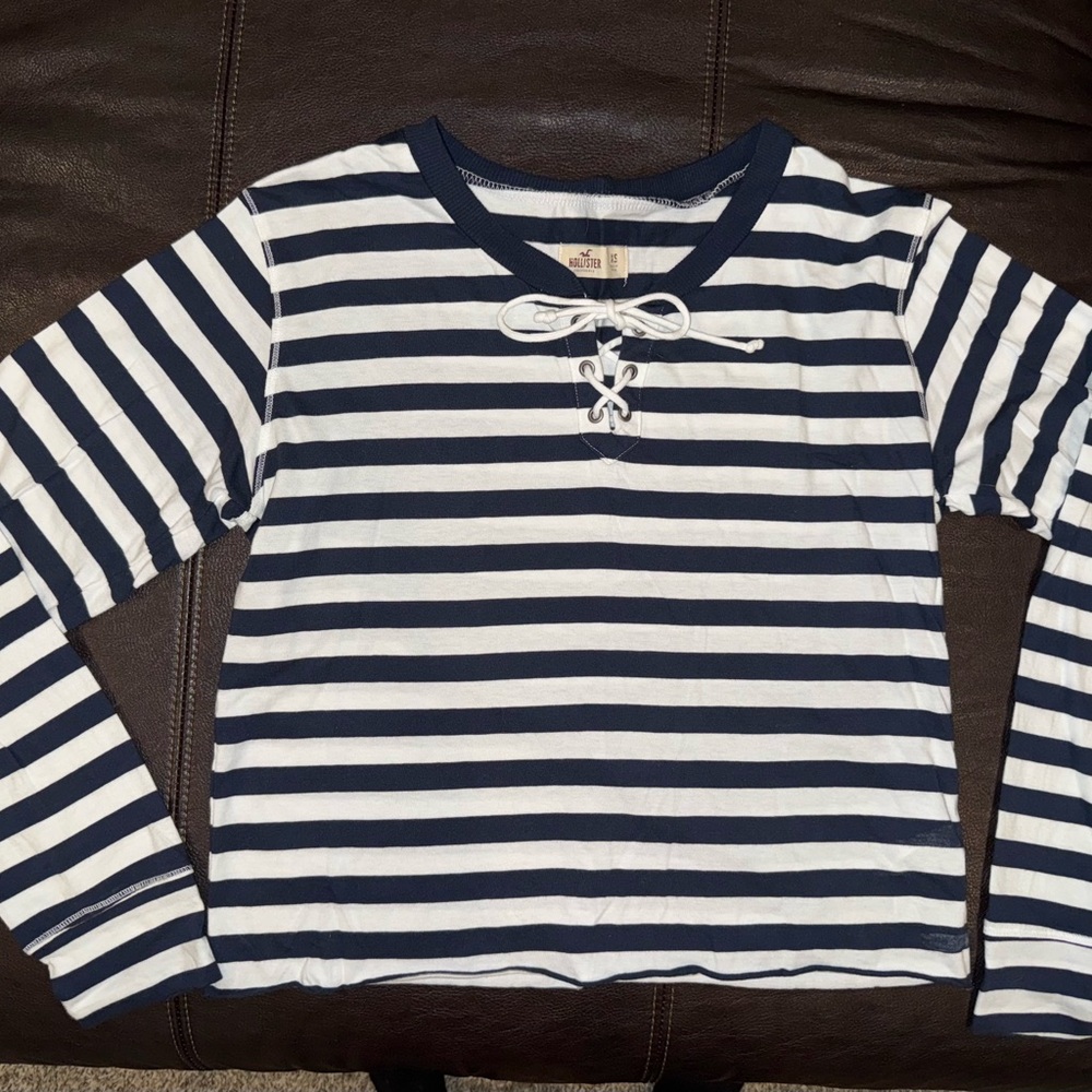 Hollister Nautical Striped  Shirt